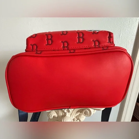MLB Boston Red Sox Logo Mini Backpack by Loungefly - Picture 9 of 12